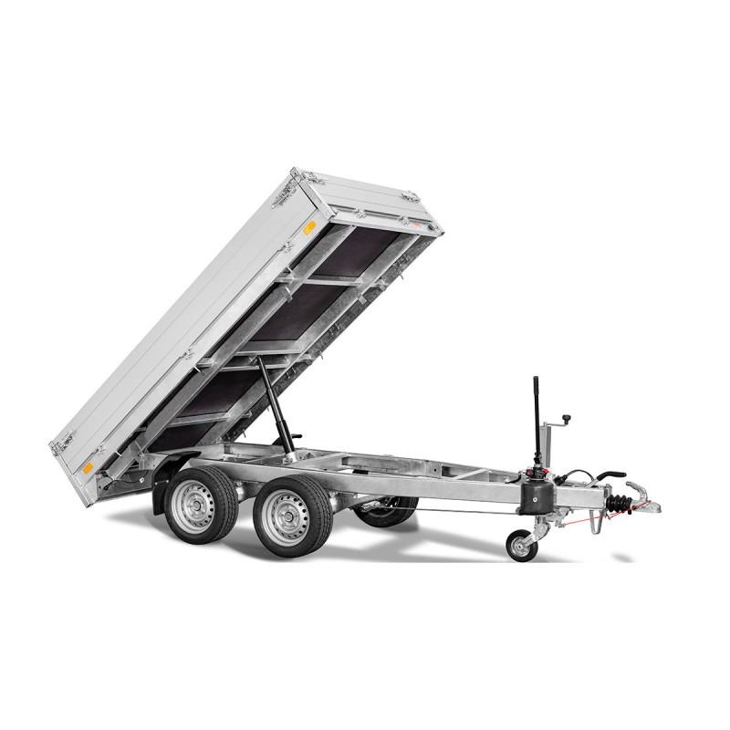 Remorque benne K1 276 170 2700 2 avec pompe électrique - SARIS - Saris