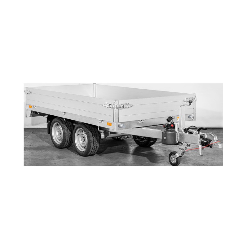 Remorque benne K1 276 170 2700 2 avec pompe électrique - SARIS