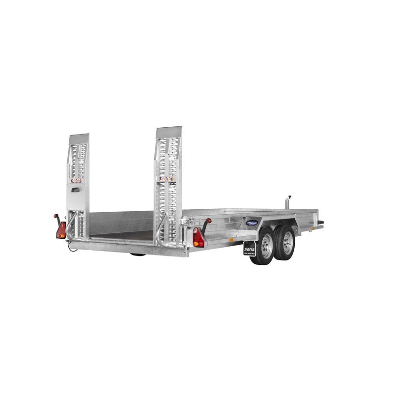 Remorque Magnum porte-engins 406 x 184 cm - PTAC 3500 kg - SARIS