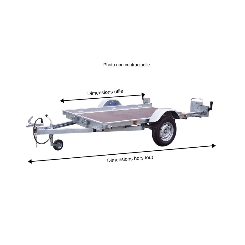 Remorque PJ306F750NUE PTAC 750 Kg - SOREL - Sorel
