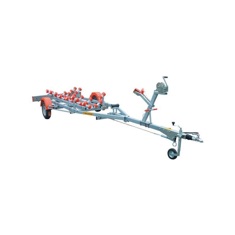 Remorque porte bateaux à moteur Mecanorem PTAC 1300kg