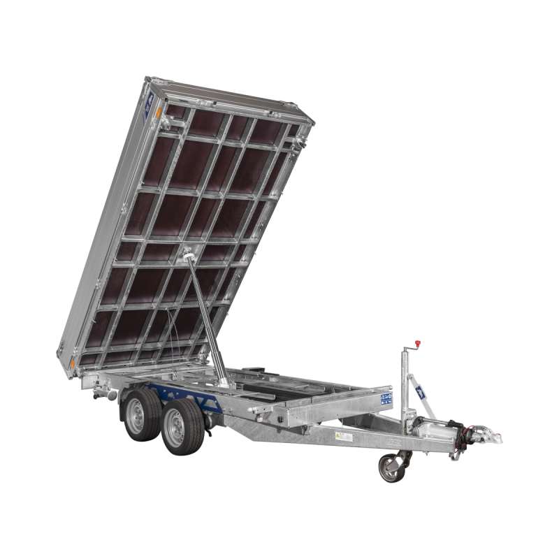 Remorque Tribenne avec pompe électrique 406 x 204 cm - PTAC 3500 kg - Saris - Saris