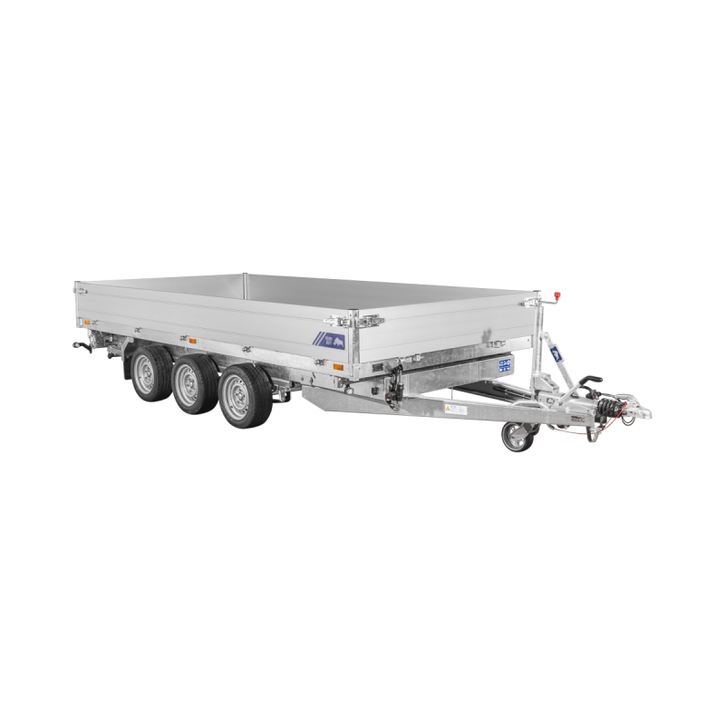 Remorque Tribenne - PTAC 3500 kg (406 x 204 cm) avec pompe électrique - Saris - Saris