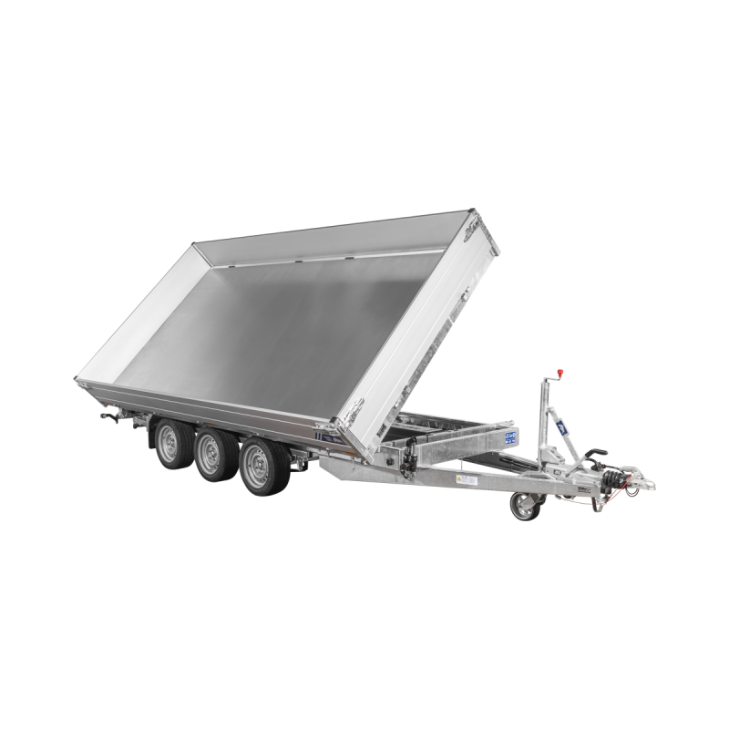Remorque Tribenne - PTAC 3500 kg (406 x 204 cm) avec pompe électrique - Saris - Saris