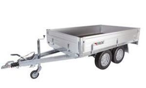 Plateau ridelles ERDE XR262F 2 ESSIEUX 2000 KG
