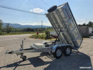 REMORQUE BENNE MONOCOQUE 3502 COMPACTE 3500 Kgs