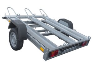 Remorque moto 3 rails UNITRAILER MOTO 3/R avec amortisseurs
