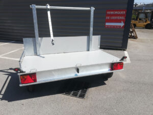 Remorque transversale Scooter et Mp3